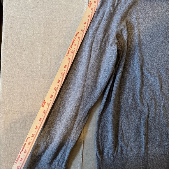 Banana Republic Men’s’ Charcoal Button-Up Knit Sweater - Picture 5 of 6